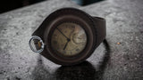 Military ZIM Chk-6 USSR pocket watch + WWI style leather WRISTBAND