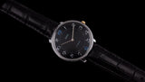 Vintage Zaria 1601 Soviet mechanical wristwatch, unisex watch, black dial