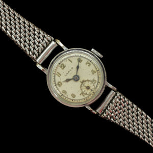 Vintage Swiss Art Deco womens mechanical watch LANCO WWII