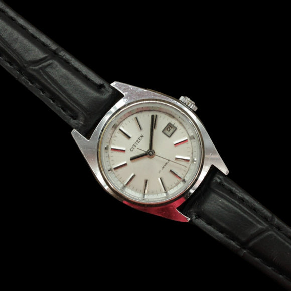 Vintage Japan womens mechanical steel watch Citizen