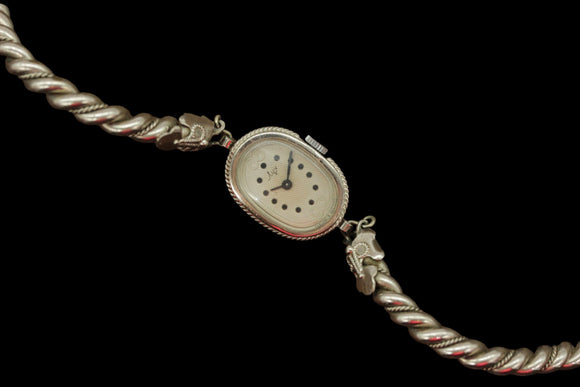 Vintage Soviet womens mechanical bracelet watch Luch Cupronickel