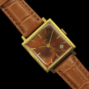 Vintage Soviet square dress watch SLAVA