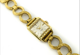 Merit vintage ladies wristwatch, gold plated