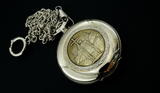 Vintage mechanical pocket watch Molnija 3602 18j Vladimir the Baptist Ukraine