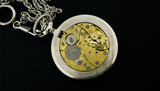 Vintage mechanical pocket watch Molnija 3602 18j Vladimir the Baptist Ukraine