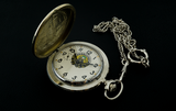 Vintage mechanical pocket watch Molnija 3602 18j Vladimir the Baptist Ukraine