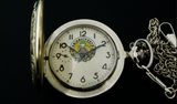 Old stock vintage mechanical pocket watch Molnija 3602 18j Kyiv Ukraine angel