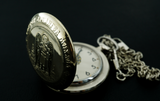 Old stock vintage mechanical pocket watch Molnija 3602 18j Kyiv Ukraine angel