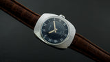 Vintage ladies mechanical watch Slava 1601 blue dial