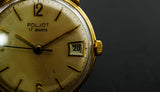 Vintage mechanical wristwatch Poljot 1MCHZ shock-resist