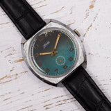 Vintage ZIM Pobeda 2602 emerald dial Soviet mechanical men's casual watch