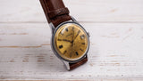 Soviet mechanical shockproof men's watch VOSTOK 2214 gold dial