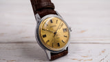 Soviet mechanical shockproof men's watch VOSTOK 2214 gold dial