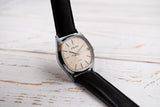 Retro mechanical wristwatch Poljot watch 2614.2H with date indicator