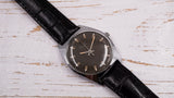 Vintage POLJOT 17 jewels soviet mechanical wristwatch, black dial