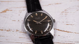 Vintage POLJOT 17 jewels soviet mechanical wristwatch, black dial