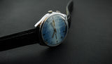 Vintage RAKETA 2628 college calendar Soviet mechanical wristwatch