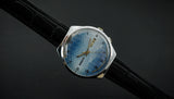 Vintage RAKETA 2628 college calendar Soviet mechanical wristwatch