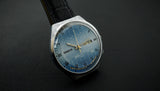 Vintage RAKETA 2628 college calendar Soviet mechanical wristwatch