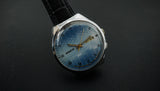 Vintage RAKETA 2628 college calendar Soviet mechanical wristwatch