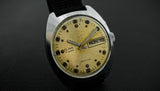 Vintage automatic mechanical watch Slava 27J date/day indicator