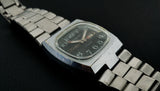 Vintage Slava 2427 stainless steel automatic 27 jewels wristwatch