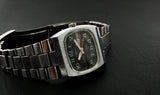 Vintage Slava 2427 stainless steel automatic 27 jewels wristwatch