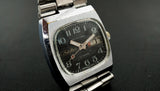 Vintage Slava 2427 stainless steel automatic 27 jewels wristwatch