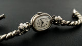 Vintage Soviet womens mechanical bracelet watch Luch 1800 Cupronickel