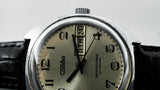 Vintage automatic mechanical watch Slava 27 jewels date/day indicator