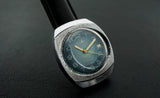 Retro Soviet mechanical men's watch VOSTOK shoockproof, blue dial