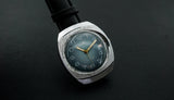 Retro Soviet mechanical men's watch VOSTOK shoockproof, blue dial