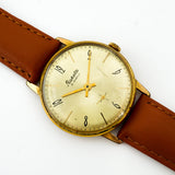 Vintage mechanical Raketa 2603 16 jewels soviet wristwatch Gold plated