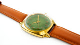 Vintage soviet watch Luch 2209 green dial 23 jewels, rare green dial