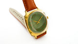 Vintage soviet watch Luch 2209 green dial 23 jewels, rare green dial