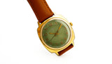 Vintage soviet watch Luch 2209 green dial 23 jewels, rare green dial