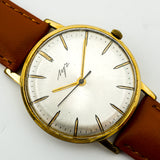 Vintage Soviet Dress Watch Luch 2209 USSR Unisex Retro, fold plate case and movement