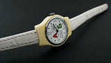 Vintage Soviet kids mechanical white watch Chaika