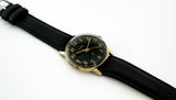 Vintage mechanical Raketa 2609.HA soviet wristwatch black dial