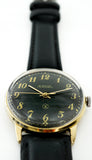 Vintage mechanical Raketa 2609.HA soviet wristwatch black dial