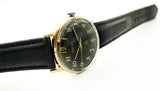 Vintage mechanical Raketa 2609.HA soviet wristwatch black dial