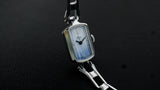 Vintage Soviet womens mechanical watch Luch blue dial