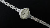 Luch vintage Soviet womens mechanical wristwatch bracelete