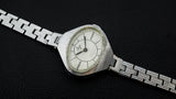 Luch vintage Soviet womens mechanical wristwatch bracelete