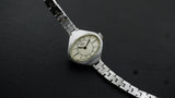 Luch vintage Soviet womens mechanical wristwatch bracelete