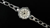 Luch vintage Soviet womens mechanical wristwatch, polygon case