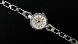 Luch vintage Soviet womens mechanical wristwatch, polygon case