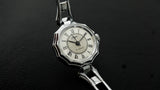 Luch vintage Soviet womens mechanical wristwatch, polygon case