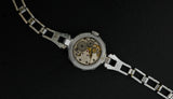 Luch vintage Soviet womens mechanical wristwatch, polygon case