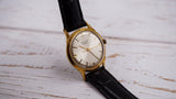 Vintage soviet watch mechanical wristwatch Poljot cal.2209 gold plate case